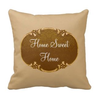 Designer Home Seet Home Throw Pillow