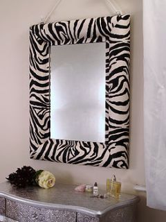 zebra print mirror by xxxxxxxxxxx