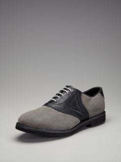 Suede Classic Saddle Shoes by Walk Over