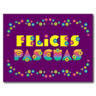 Felices Pascuas Post Card