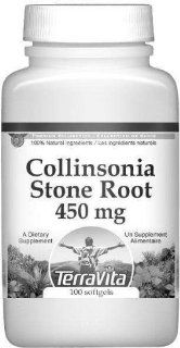Collinsonia   Stone Root   450 mg   100 capsules   ZIN 510769 Health & Personal Care