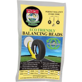 Esco Balancing Beads — Case of 24 10-Oz. Bags, Model# 20463C  Tire Balancing Beads