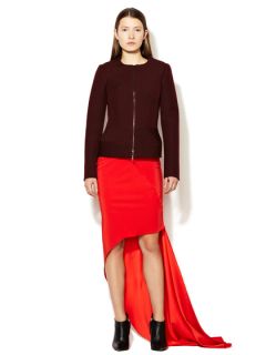 Silk Asymmetrical High Low Skirt by Narciso Rodriguez