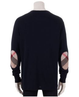 Burberry London Check Elbow Patch T shirt