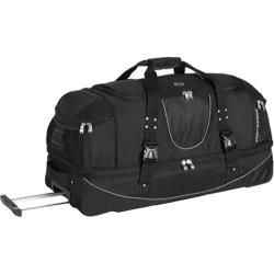 High Sierra 36in Drop Bottom Wheeled Duffel W/ Backpack Straps Black