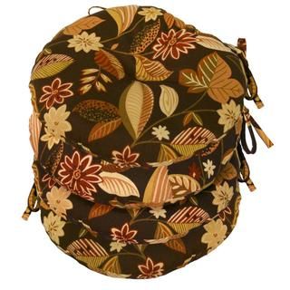 15 inch Round Outdoor Timberland Floral Bistro Chair Cushion (set Of 4)