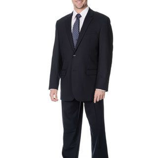 Martino Mens Wool Rich Navy Wool Blend Suit