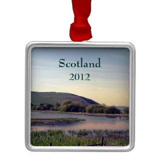 Bonnie Scotland    Scottish Loch View Christmas Ornament
