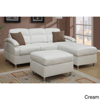 Veria 3 piece Sectional Sofa With Ottoman