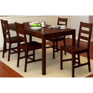Corliving Corliving Cappuccino Dining Table (set Of 5) Brown Size 5 Piece Sets