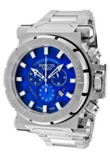 Invicta 1939  Watches,Mens Coalition Forces Chronograph Blue Dial Stainless Steel, Chronograph Invicta Quartz Watches