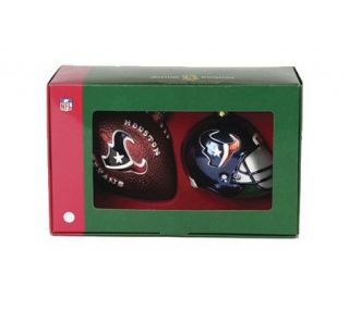 NFL Houston Texans Helmet and Football Ornaments —