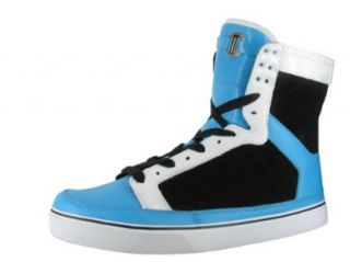 RADII Thriller Mens Hip Hop Jay Z Fashion High Top Sneakers Shoes Black Aqua White Shoes