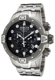 Invicta 0641  Watches,Mens Reserve Chronograph Black Dial Stainless Steel, Chronograph Invicta Quartz Watches