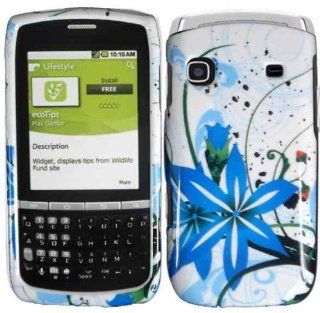 Blue Splash Hard Case Cover for Samsung Replenish M580 Cell Phones & Accessories