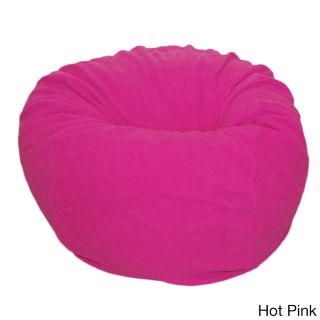 Ahh Products Anti pill 36 inch Wide Fleece Washable Bean Bag Chair Pink Size Large