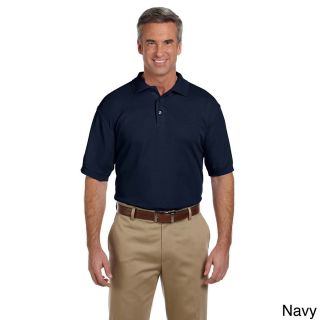 Harriton Mens 5 ounce Blend tek Polo Shirt Navy Size XXL