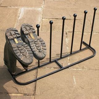 four pair long boot rack by gap garden products