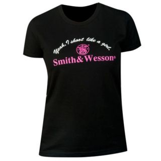 Smith  Wesson Womens Yeah I Shoot Like A Girl Short Sleeve Tee 731611