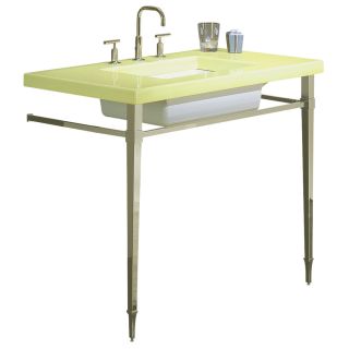 KOHLER Kathryn 42 in W x 22 in D Citron Lavastone Single Sink Bathroom Vanity Top