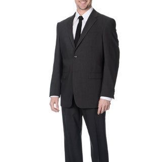 Pronto Mens Wool Max Grey Wool Blend 2 piece Suit