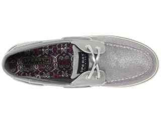 Sperry Top Sider Bahama 2 Eye Silver Sparkle Suede/Grey Patent