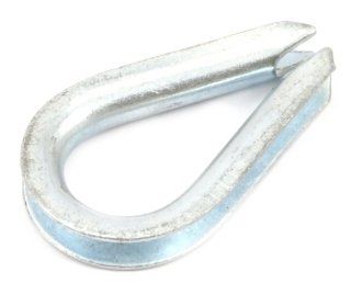 Forney 61029 Wire Rope Thimbles, Zinc Plated, 1/16 Inch   Arc Welding Equipment  