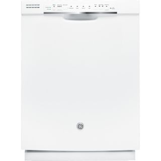 GE 54 Decibel Built in Dishwasher with Hard Food Disposer (White) (Common 24 Inch; Actual 23.75 in) ENERGY STAR