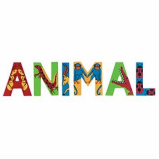 animal wooden letters by little butterfly toys