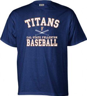 Cal State Fullerton Titans Perennial Baseball T Shirt  Sports Related Merchandise  Sports & Outdoors