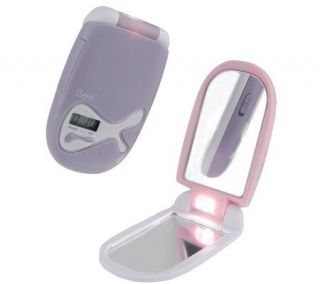 Zadro iSee Lighted 1X/3X Magnification Compact Mirror Duo —