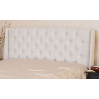 Home Loft Concept Wicklow Wingback Queen/Full Tufted Fabric Headboard 238912 