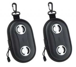 Homedics Set of 2 Portable Audio Speaker Cases —