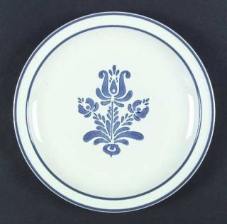 Pfaltzgraff Blue Village Dinner Plate, Fine China Dinnerware   Glossy White Body