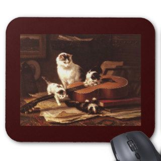 Kittens and Guitar Mousepads