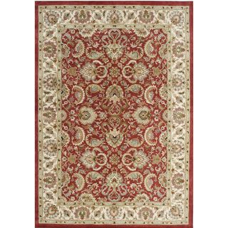 Alliyah Hand made Soft Red Persian New Zealand Wool Rug (9 X 12)