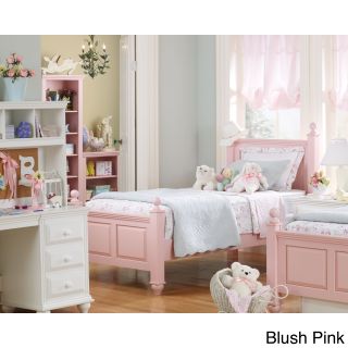 Lang Furniture Twin Size Four Poster Bed Frame Pink Size Twin