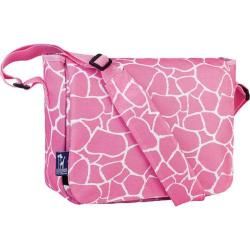 Girls Wildkin Kickstart Messenger Bag Pink Giraffe