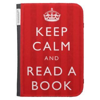 "Keep Calm & Read A Book" Personalized Kindle Case