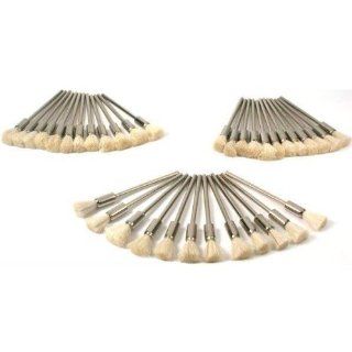 36 Polishing Brushes Jewelers Soft 3/8" Tool fit Dremel   Power Rotary Tool Accessories
