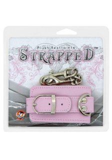 Golden Triangle Strapped Plush Restraints, Pink Health & Personal Care