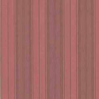 Brewster Burgundy Stripe Traditional Wallpaper