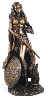 Norse Goddess Freya War Magic and Prophecy Statue  