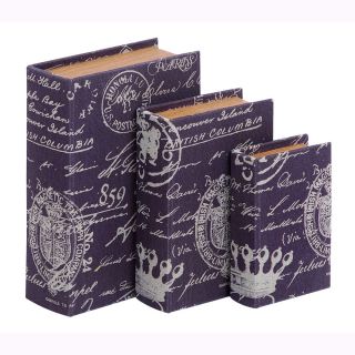 Book Box Set With Paris Lifestyle Theme (set Of 3)