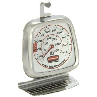Rubbermaid Commercial FGCOT550C Commercial Stainless Steel Oven Monitoring Thermometer, 60 to 580 Degrees Science Lab Thermometer Accessories