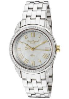 Swiss Legend 40004 22 GN  Watches,Womens Capri Diamond (1.00 ctw) White Mother Of Pearl Dial Stainless Steel, Casual Swiss Legend Quartz Watches