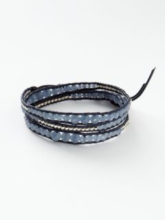 Silver Nugget & Bead Wrap Bracelet by Chan Luu