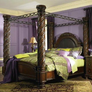 North Shore Poster Canopy Bed (California King) by Ashley Furniture   Platform Beds