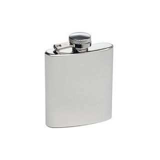 free engraved and personalised hip flask by david louis design