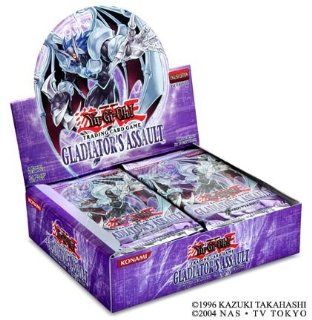 YuGiOh GX Gladiators Assault 1st EDITION Booster Box 24 Packs Toys & Games